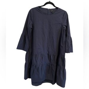COS A-Line Dress - Size 6 - Navy Blue